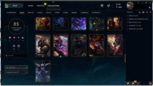 Conta League of legends Lv71 Gold no 3v3 S7. LOL