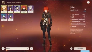 CONTA AR29 GANYU XIAO ZHONGLI (AMERICA) + AR7 DILUC (ASIA) - Grand Fantasia GF