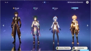 CONTA AR29 GANYU XIAO ZHONGLI (AMERICA) + AR7 DILUC (ASIA) - Grand Fantasia GF