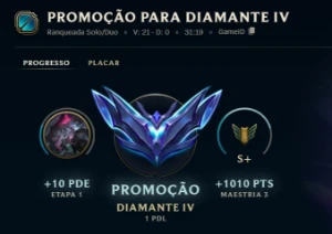 Conta D4 100% winrate - League of Legends LOL