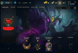 [Entrega Automática] Conta Lol Ouro, 47 Skins, 13K Ea, á mão - League of Legends