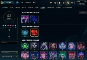 [Entrega Automática] Conta Lol Ouro, 47 Skins, 13K Ea, á mão - League of Legends