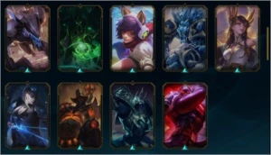 CONTA LVL 226 PLATINA IV SOLO/DUO + 126 CAMPEÕES + 61 SKINS - League of Legends LOL