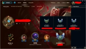 Conta league of legends todos campeos diamante LOL