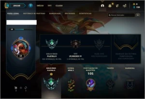 Conta platina 2 com 10 skins e 51 champs ( MAIN JG / TOP ) - League of Legends LOL