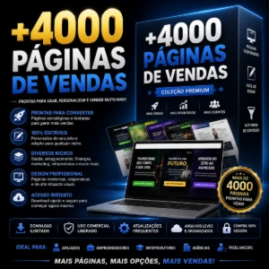 🚀 +4.000 Páginas de Vendas Premium - Outros