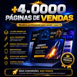 🚀 +4.000 Páginas de Vendas Premium - Outros