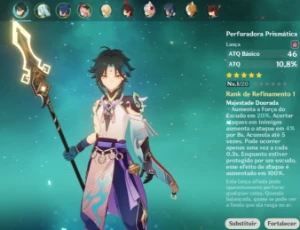 Reroll Xiao + Lança Prismática - Genshin Impact