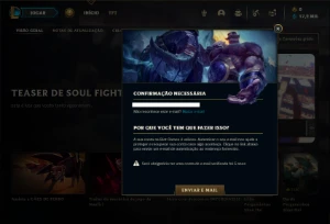 Conta platina 4 com 20 Champs e 9 Fragmentos de skins - League of Legends LOL
