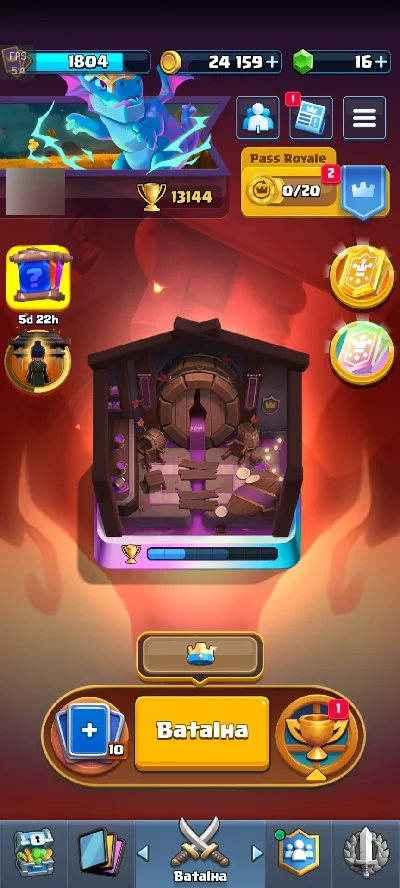 Vendo conta de Clash com  13k de troféus - Clash Royale