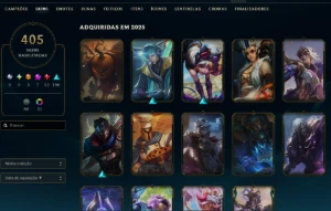 Conta Riot LoL + Valorant 402 Skins Vandal Champions 2025 Fu