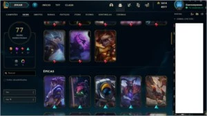 Conta LoL com Kayle juizaRammus rei 77skins 8 lendarias 17ep - League of Legends
