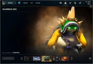 Conta LoL com Kayle juizaRammus rei 77skins 8 lendarias 17ep - League of Legends