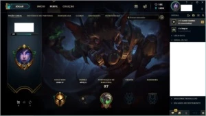 Conta de LOL - Gold 4 25 Champs 3 Skins - League of Legends