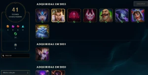 Conta Diamante Iv Solo Duo E Platina Iv Flex Main Rengar - League of Legends LOL