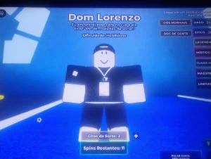 🔥 Conta Roblox Blue Lock Rivals  Don Lorenzo CLASSE MUNDIAL