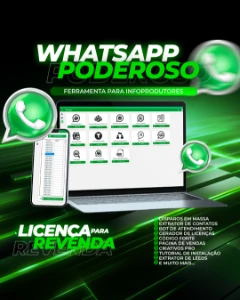 Wasender + Gerador De Licenças-Versão 3.3.0 Lançamento 2024 - Redes Sociais