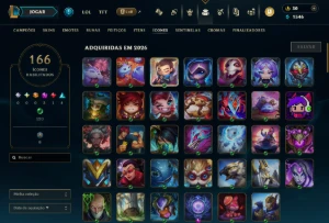 Conta Mestre Full Acesso (60% De Wr Mmr De Gm) - League of Legends LOL