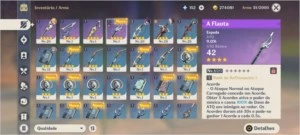 Conta Qiqi + Razor AR 17 Genshin impact