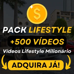 Vídeos Virais Lifestyle Milionários – Pack Mais 500 Vídeos