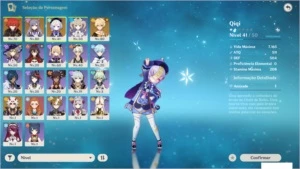 vendo conta ar 40, com personagens 5 estrelas - Genshin Impact