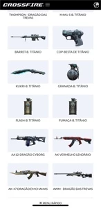 conta crossfire coronel, 33 vips, cheytac vip, kit titanio