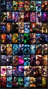 Conta League of Legends D5 season passada, todos os campeoes LOL