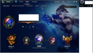 Conta Raríssima S1 Ouro - League of Legends LOL
