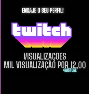 Twitch visualizações em videos/clipes ( Melhor preço!) - Redes Sociais