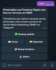 Bot seguidores com miniapp no telegram - Outros
