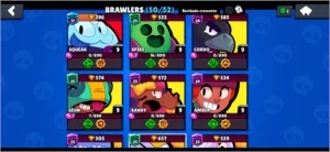 conta rara de Brawl stars