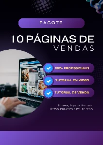 10 Páginas de Vendas + Tutorial de Venda