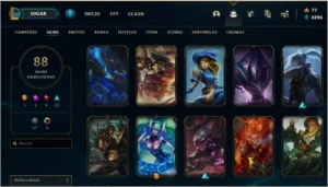 Conta League Of Legends 88 Skins Sou Confiavel Faço Desconto LOL