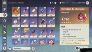 conta genshin impact AR35 C VENTI