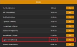 Conta Original Full Acesso - Vip Legend no McCentral - Minecraft