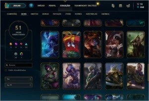 Conta de lol D3 94pdl 52skins - League of Legends