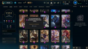 Conta League of Legends 1331 Skins LOL