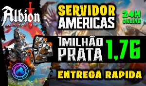 Prata Albion Online - 1M De Prata = 1,85 (Menor Preço)