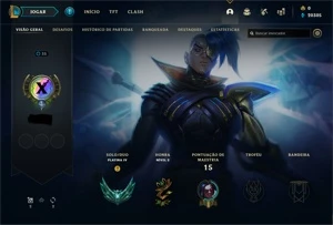 CONTA SMURF PLATINA 4 LVL 35 - League of Legends LOL