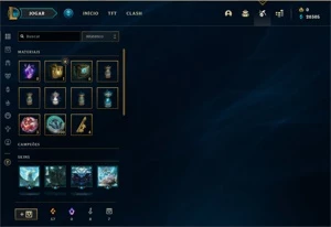 CONTA SMURF PLATINA 4 LVL 35 - League of Legends LOL
