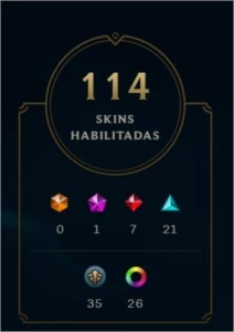 Conta Plat 1 - League of Legends LOL