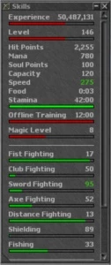 CONTA COM 17 DIAS DE VOUCHERS - EK 146 MAGERA - ED 58 HONERA - Tibia
