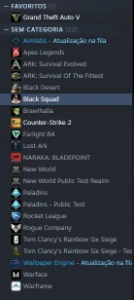 Conta Steam - Black Squad Muitas Skins!! +  Jogos Pagos