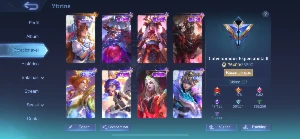 Vendo Conta Mobile Legends 227 Skins E 124 Heróis