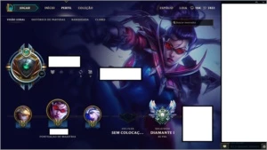 Conta League of Legends Borda Mestre - Diamante 1 LOL