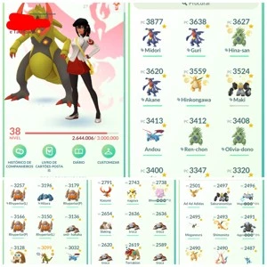 Conta Pokémon go lv38 - Pokemon GO