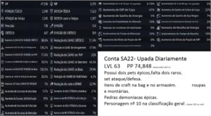 Conta Mir4 SA22