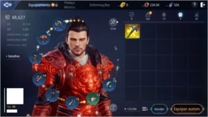 Vendo conta com Picareta Lendária. - MIR4