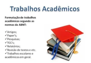 Trabalhos Acadêmicos - Escrevemos, Formatamos E Corrigimos! - Others