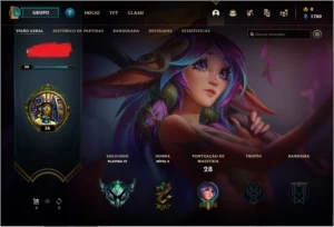 CONTA PLAT IV EMAIL OFF - League of Legends LOL